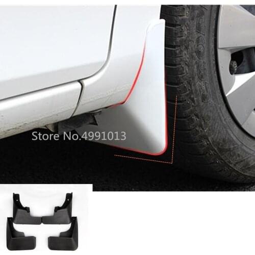 Car cover fender soft mudguard protection flap splash mud guard 4pcs For Toyota Vios/Yaris sedan 2017 2018 2019
