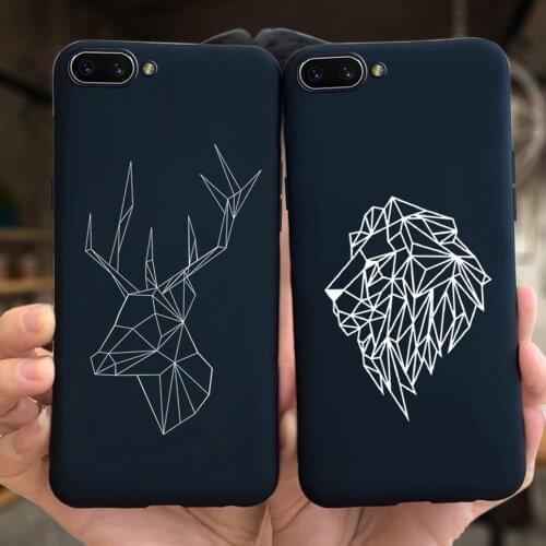Lion Head Smartphone Coque For Oppo Realme C1 Case Dragon Black Phone Cases ON Fundas Realme C1 2018 2019 A1603 RMX1811 C 1 Case
