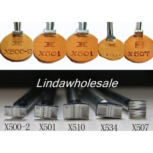 Leather carving printing tool X500-2/501/510/534/507,leather stamp,leather tool