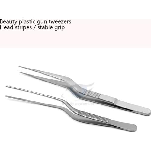 Rhinoplasty instrument stainless steel tweezers non-invasive tweezers nasal tweezers gun-shaped tweezers