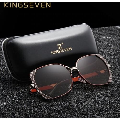 KINGSEVEN Womens Cat Eye Sunglasses