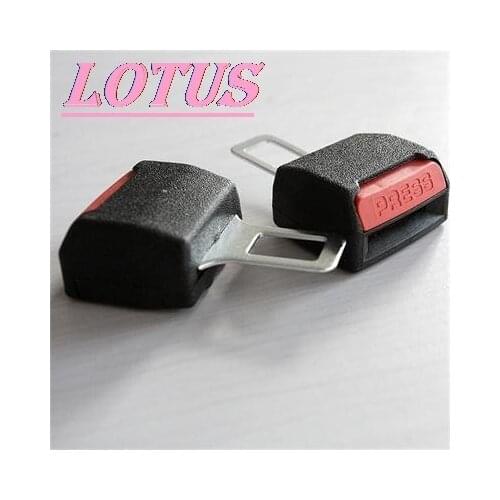 2PCS Hot Universal Seat Belt Clip Black Car Safety Adjustable Belt Clip Car Accessories Safety Belt Buckles Vehicle-mounted Bot