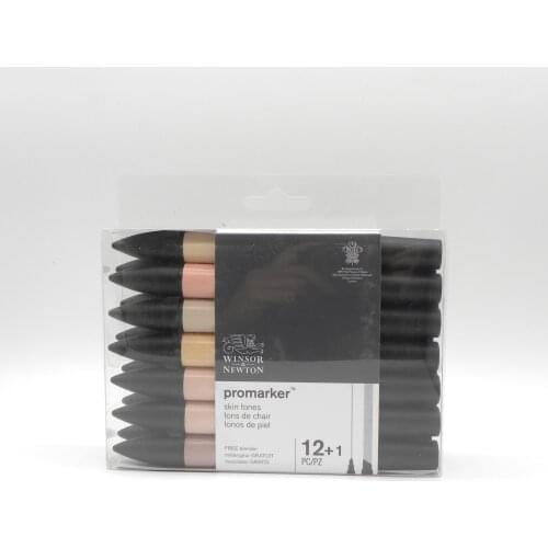 Winsor & Newton Promarkers Skin Tones 12+1 Art Markers