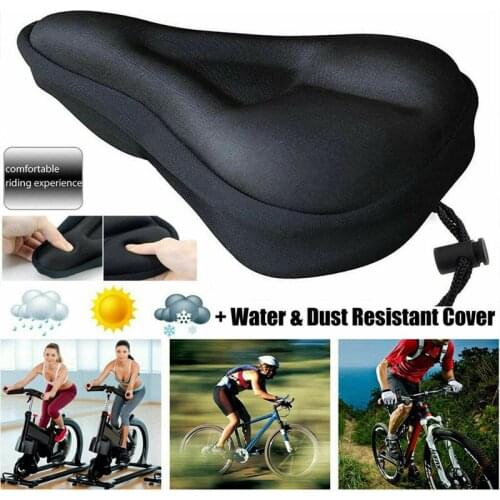 Bicycle Seat Soft Silicone 3D Man Women Saddle Sponge Cycling Parts Accessories Spare Parts for Bicycle Road Bike Saddle Seat