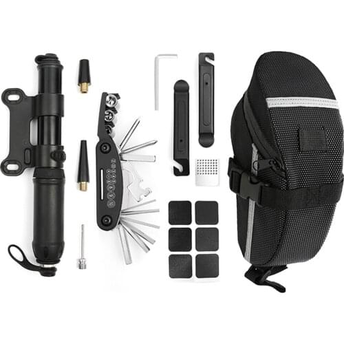 Bicycle Repair Tools Kit MTB Road Bike Multifunctional Cycling Chain Tire Patch Repair Glue Set Mountain Bike Maintenance Kit