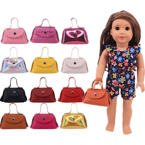2021 New Pattern Storage Of Portable Leather Bag Fit 43Cm Baby New Born Reborn Doll &18 Inch American Our Generation Girl`s Toy