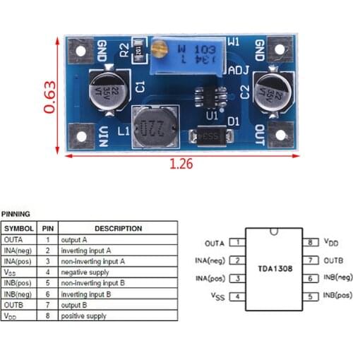 DC-DC 2-24V 2A Boost Step Up Volt Converter Power Supply 2V-24V To 3V 5V 6V 9V 12V 19V DC 2-24V 1 /2pcs