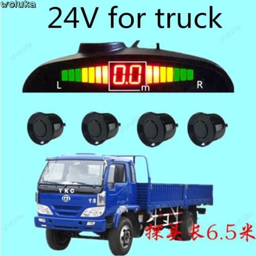 Truck reversing radar 2 probe 4 probe live voice buzzer probe 6.5 meters long line 24 volts CD50 Q04