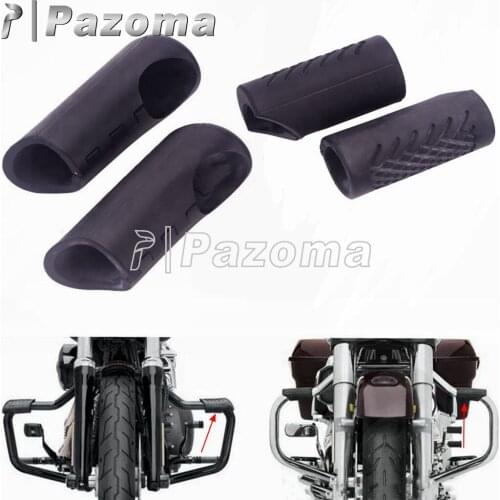 1-1/4" 32mm Crash Bar Engine Rubber Guards For Harley Honda Yamaha Suzuki Kawasaki BMW Aprilia Ducati Motorcycle Accessories