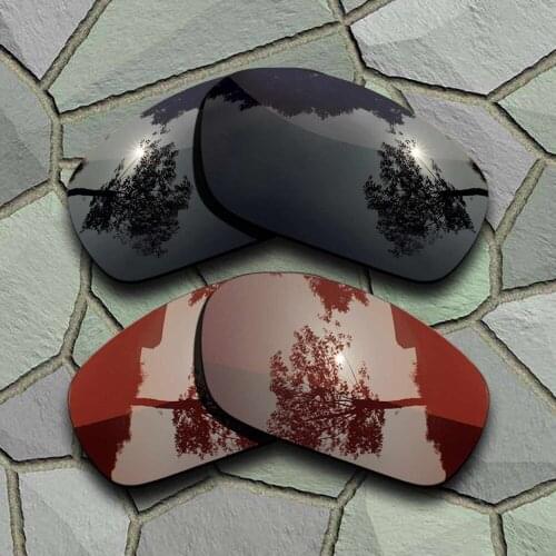 Grey Black&Bronze Brown Sunglasses Polarized Replacement Lenses for Oakley Jawbone