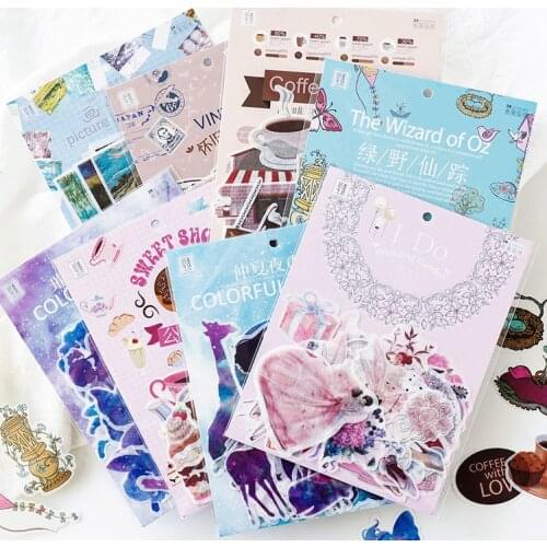 Sticker Bag Shining Fairy Series Creative Dream Sketchbook DIY Decorative Stickers