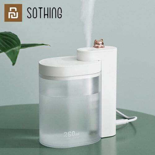 XIAOMI Sothing Air Humidifier 260ML Mist Maker Fragrance Diffuser Ultrasonic USB Mini For Home Desktop Humidifiers Diffusers