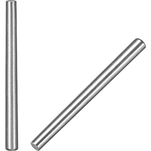 Uxcell 45# Carbon Steel GB117 55mm Length 4mm Small End Diameter 1:50 Taper Pin Release easily, without galling 25Pcs