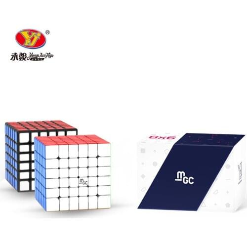 YJ MGC 6x6 magnetic magic cube MGC 6x6x6 Magnets Profissional magic cube puzzle Speed cube game Educational Toys