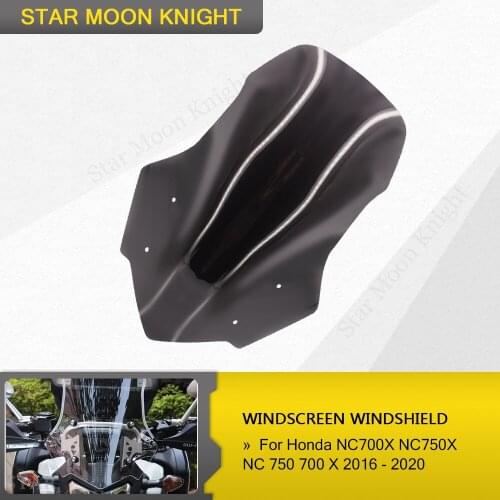 Windscreen Windshield Wind Shield Screen Protector For Honda NC700X NC750X NC 750 700 X 2016 - 2020 2019 2018 2017 Accessoris