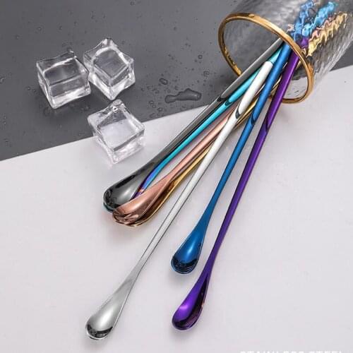 ZLAR 304 Stainless Steel Spoon Coffee Ice Tea Spoon Club Wine Cutlery Tableware Dinnerware Tiny Spoons Kichen Accessories