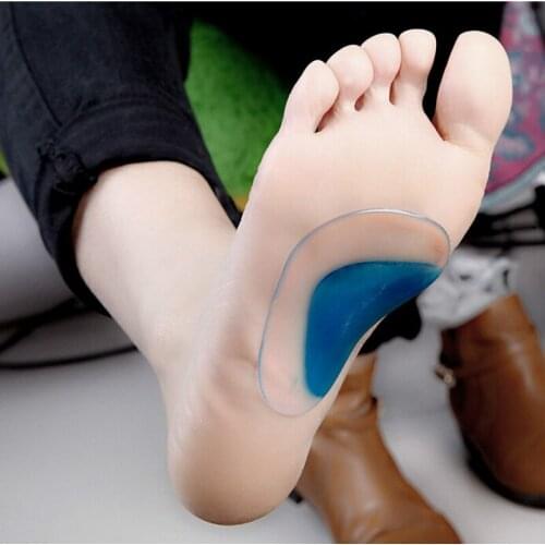 1 Pair Insole Orthotic Professional Arch Support Insole Flat Foot Flatfoot Corrector Shoe Cushion Insert Silicone Gel orthopedic