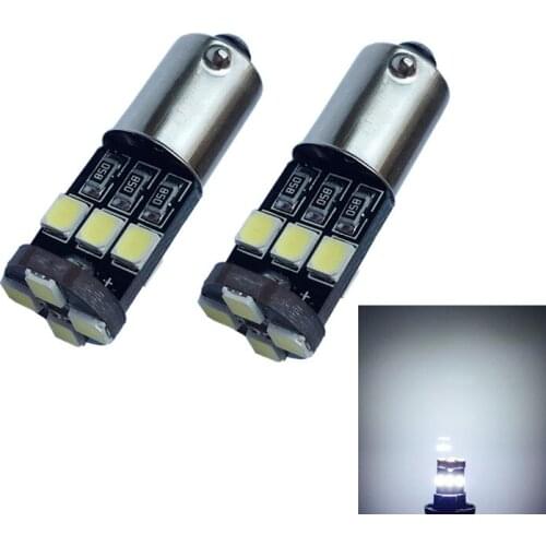 5pcsBA9S 10SMD 2835LED T11 363 BA9S COB Round Led T4W Car License Plate Light Turn Signal Bulb Parking Lights Doo