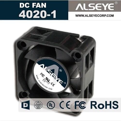 ALSEYE DC 12V Cooling Fan 40mm 0.16A 6000RPM Hydraulic Bearing 4cm Mini Cooler 40 x 40 x 20mm High Quality Fan
