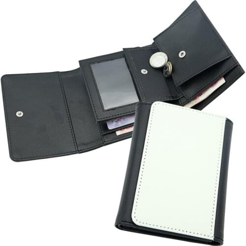 FREE SHIPPING 10pcs/lot Blank Sublimation Leather Wallet Purse Women Handbag for Hot transfer Printing Blank consumables DIY