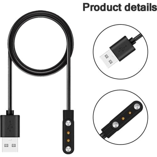 Free shipping Smart Watch USB Charging Cable Dock Charger Adapter Magnetic Base Cord Wire Fast Charging