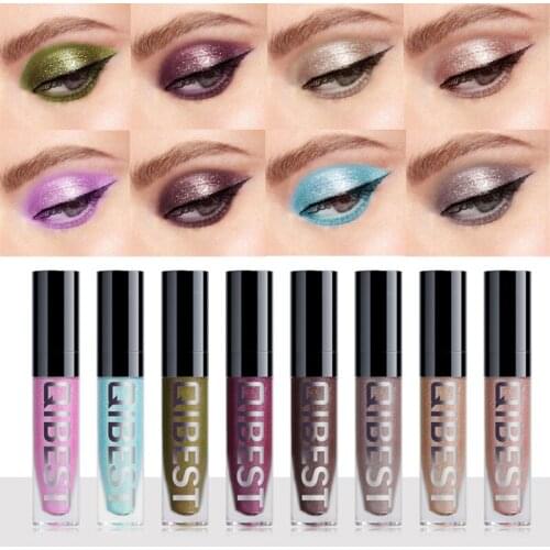 Brand New 23 Color Liquid Glitter Eyeshadow Pencil Shimmer Eyeshadow Waterproof Long-lasting Shimmer Eyeshadow Metals Eye Makeup