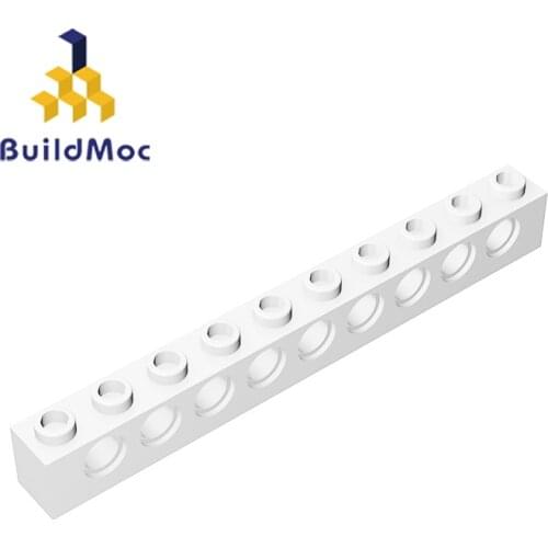BuildMOC Compatible Assembles Particles 2730 1x10 For Building Blocks Parts DIY LOGO Educational Creative gift Toys