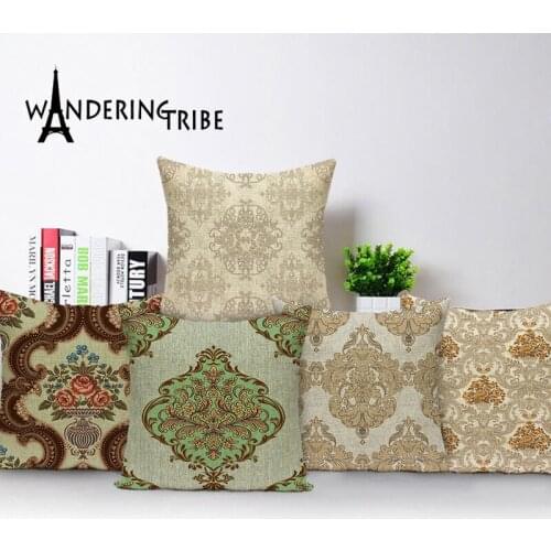 Farmhouse Decor Cushion Covers Floral Plant Case Pillow Living Room Cushion Bed Decorative Sofa Cuscini Decorativi Divano Cojin