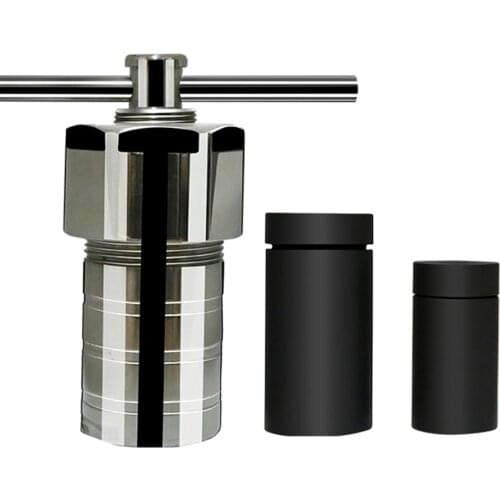 Hydrothermal Autoclave Reactor Hydrothermal Synthesis Vessel Kettle with PPL Line 3Mpa 25ml