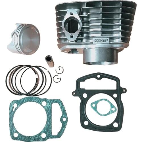 Motorcycle Cylinder Piston Gasket Rebuild Kit For Honda CRF230 03-19 KAYO T4 M4 MX6 250CC LONCIN RE250 BSE250 Bore size 67MM