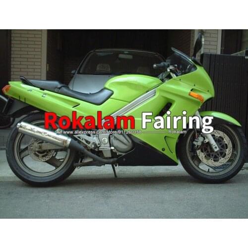 Cowlings For Kawasaki ZZR250 1990 2007 Aftermarket Bodywork ZZR 250 90 07 Green Black Motorcycle Fairing Kit