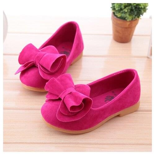 Fashion Children Princess Dance Shoes Kids Girl Dress Shoes Party Shoes Flats Korea Sweet Style Bowknot Shoes Kids Girl Shoes