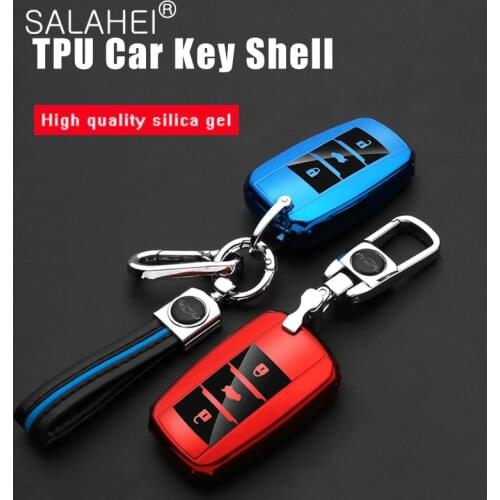 Soft TPU Car Styling Case Cover For Changan CS75 2018 Key Bag Cover Holder Decoration protection Auto Key Case Accessories