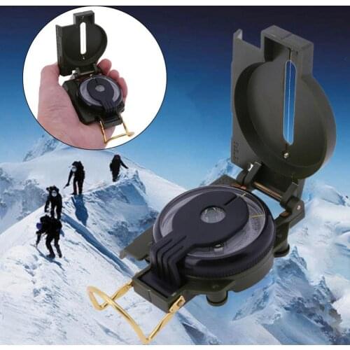 DC45-2AC Backpacking Geological Compass Portable Folding ABS Military Regulation Compass for Outdoor Survival Compass for Hiking