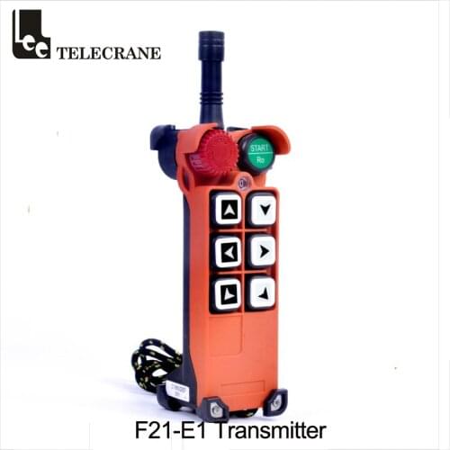 Telecrane Radio Remote Control Systems Station F21-E1 Crystal type Emitter Transmitter With 6 Single Speed Keys