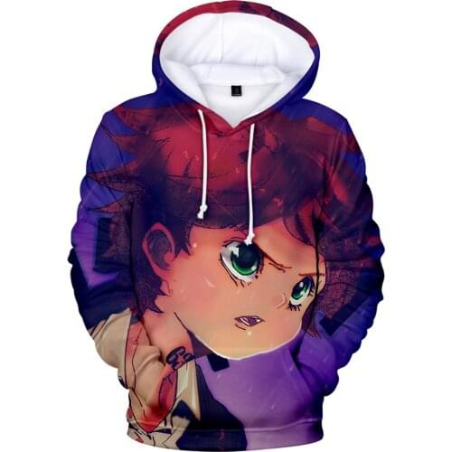 Hip Hop 3D Print Men/women Long Sleeve Hoodies 3D Personality Pullover Autumn The Promised Neverland Hoodies Sweatshirts Hot