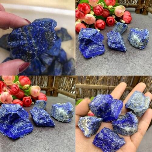 Landscape Decoration Ornaments Authentic Natural Afghan Lapis Rough Materials Trimmings Cutting Carving Wool Lazuli Jewelry O9I5