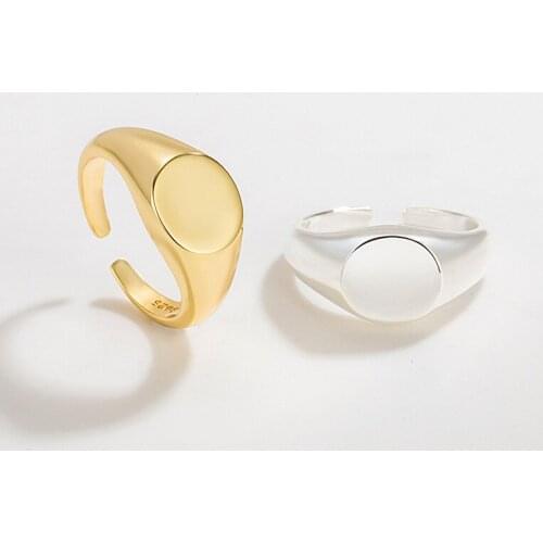 Morivovog 925 Sterling Silver Glossy Round Rings for Women Minimalist Quality Geometry Japan Korea Rings Authentic Fine Jewelry