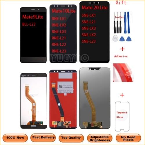 LCD Display For HUAWEI Mate 9 10 Lite LCD Display Touch Screen Digitizer For HUAWEI Mate 20 Lite Display Assembly Replacement