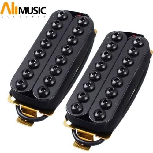 ALLMusic Ceramic Magnet 8 String Guitar Humbucker Pickup 67mm 73mm Pickups Black