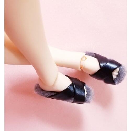 1 Pair 1/6 Dolls New Fashion Slippers for Blyth, Azone, Licca Doll Shoes Accessories