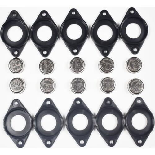 100pcs 64bit Stable TM Location ibutton Card Key ISO1990A-F5 with handle For patrol guard tour system compatible Dallas