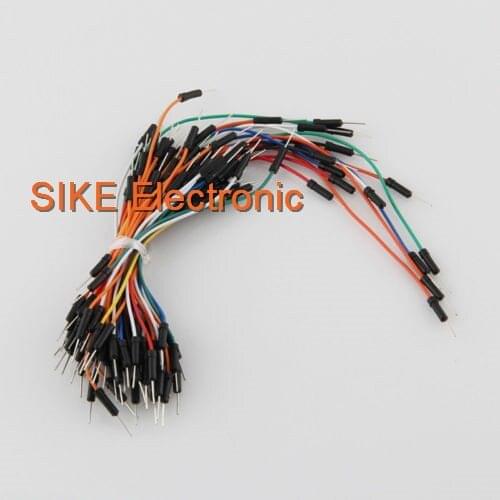 15cm 65pcs Jump Wire Cable Male to Male Jumper Wire For Arduino Breadboard Free Shipping
