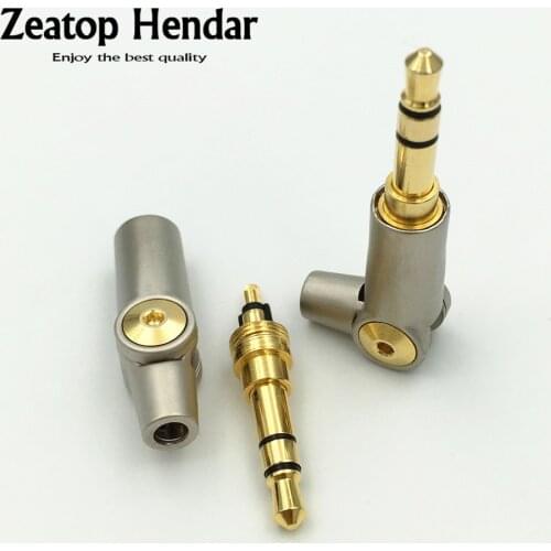 2Pcs High Quality 3.5mm 3Pole Stereo Deformable Straight Curved Plug 3.5MM Angle Audio Connector For DIY Headphone