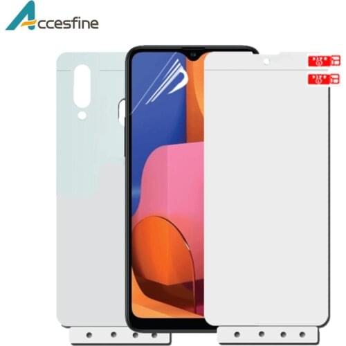 2X Front+Back Full Protective Hydrogel Film For Samsung Galaxy A10 A20 A20s A30 A40s A50 A60 A70 A80 Soft HD Screen Protector