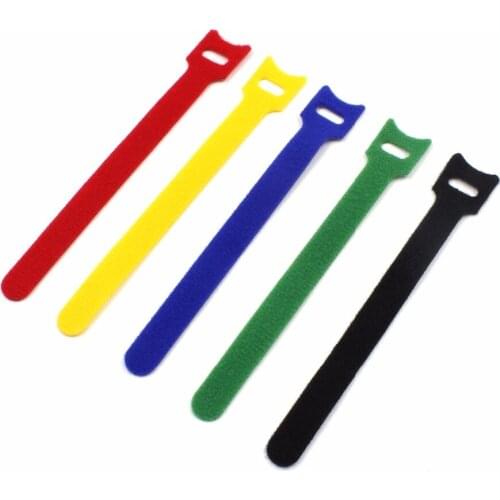 20pcs 150mm Reusable Hook and Loop Fastening Cord Cable Self-Attaching Ties Wraps Straps
