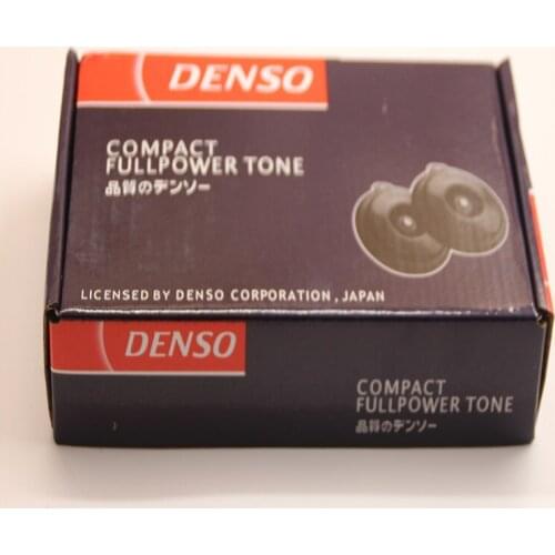 1 set For DENSO Car air horn Disc shape waterproof niversal Interface Original Quality 12V CAR Toyota HONDA free shipping
