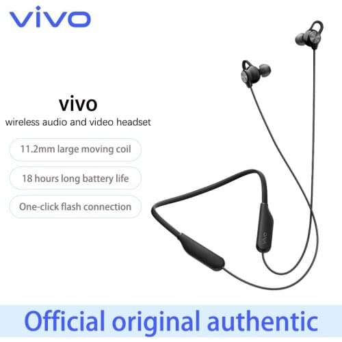 Vivo wireless audio and video headset neck hanging in-ear 5.0 running noise reduction ultra-long battery life Android universal