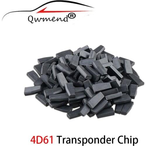 QWMEND Transponder Chip ID61 Car Remote Key Chip 4D61 for Mitsubishi Blank Ceramic Chip T19 ID4D61 ID:4D(61)