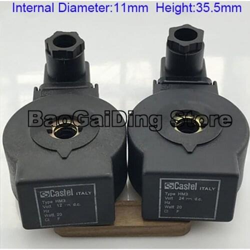 Solenoid Valve Coil Castel HM3 Air-conditioning and Refrigeration, Cold Storage Solenoid Valve Coil DC12V DC24V 20W